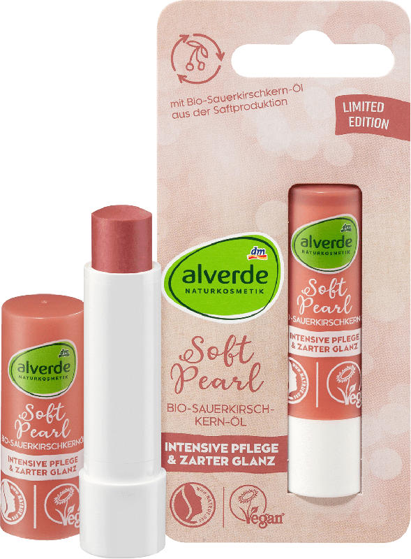 alverde NATURKOSMETIK Lippenpflege Soft Pearl