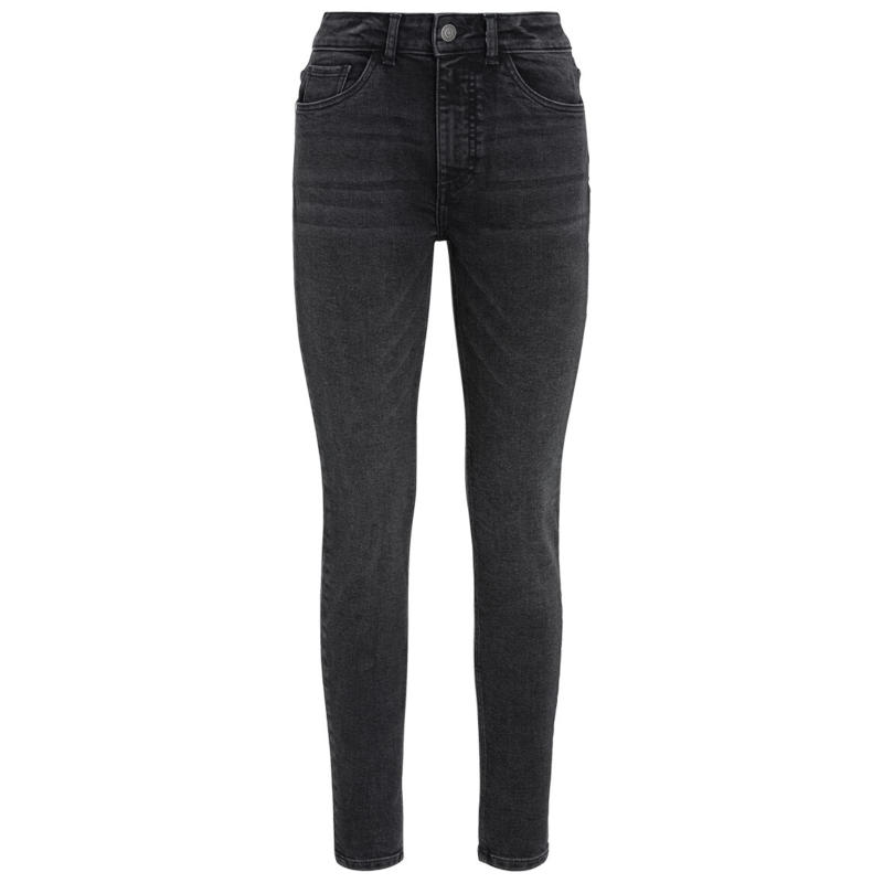 Damen Skinny Jeans mit Used-Waschung (Nur online)