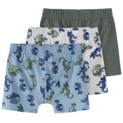 3 Jungen Boxershorts mit Print