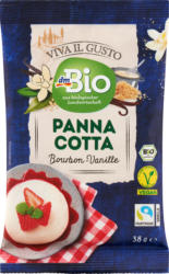 dmBio Panna Cotta, Bourbon Vanille