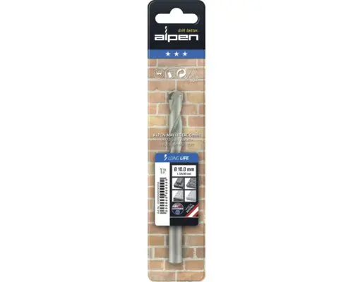 Hartmetall Spiralbohrer Alpen Ø 12x600 mm Long Life