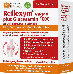 Madaus & Lauscher Reflexym vegan plus Glucosamin 1600