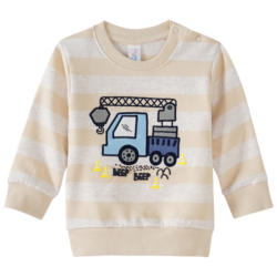 Baby Sweatshirt mit LKW-Applikation