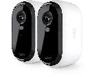 MediaMarkt Arlo Essential Gen2 Full-HD Überwachungskamera (Anzahl Kameras: 2, für Außen, Nachtsichtfunktion, Akkubetrieb, Weiß) - bis 24.07.2024