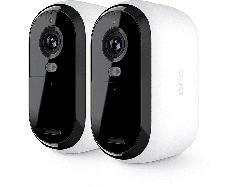 Arlo Essential Gen2 Full-HD Überwachungskamera (Anzahl Kameras: 2, für Außen, Nachtsichtfunktion, Akkubetrieb, Weiß)