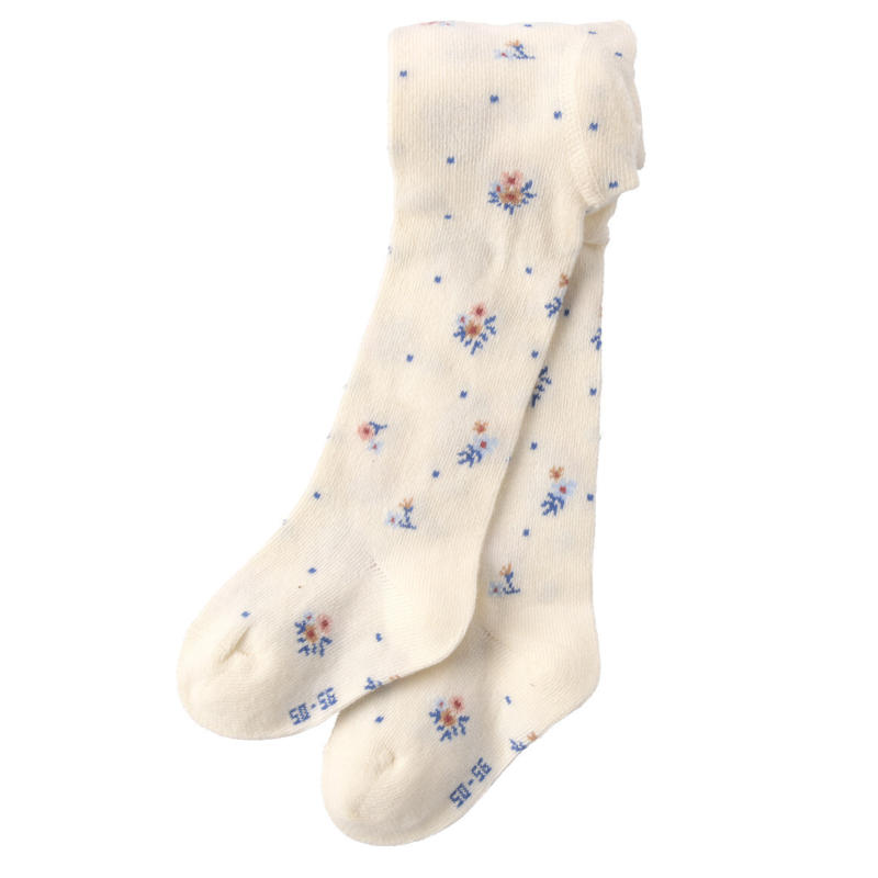 Baby Strumpfhose mit Blumen-Motiv