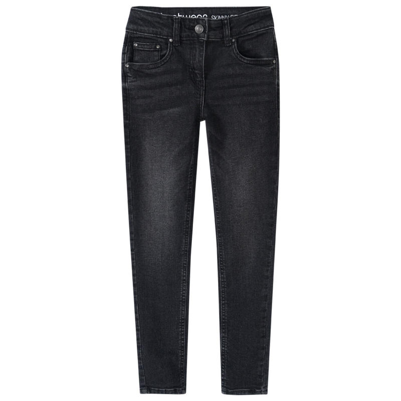 Mädchen Skinny-Jeans mit verstellbarem Bund (Nur online)