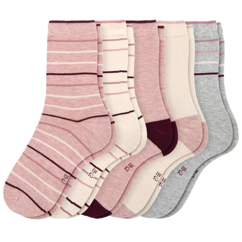 5 Paar Damen Socken in verschiedenen Dessins