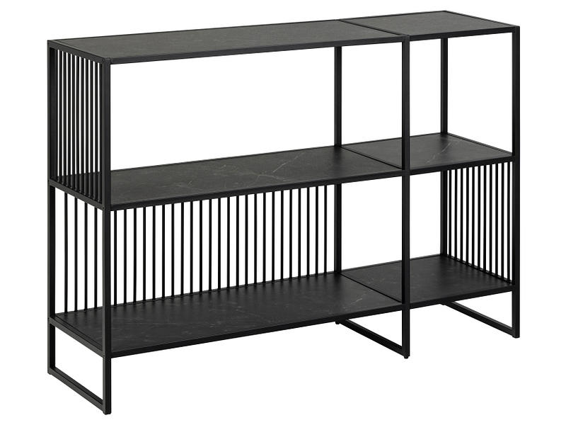 Libreria RAY 120x35x83cm metallo nero