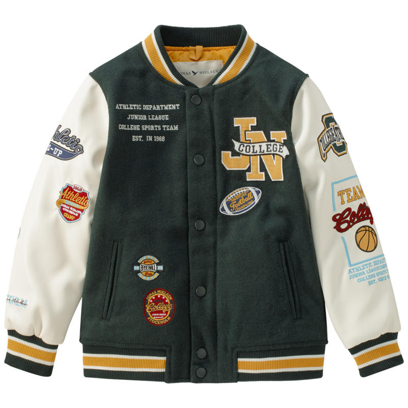 Jungen College-Jacke mit Backprint (Nur online)