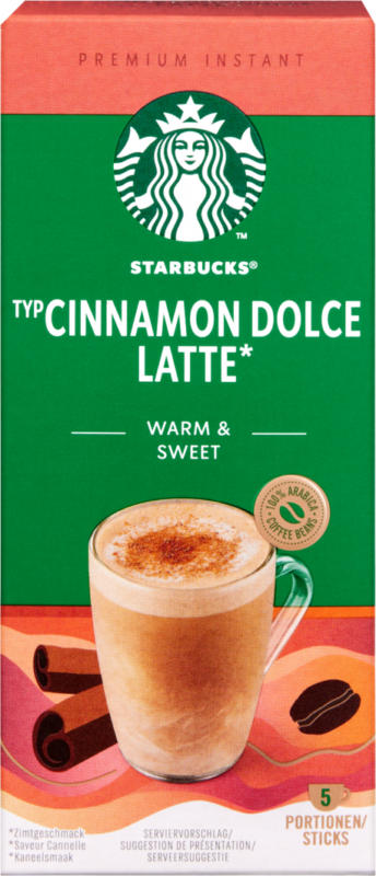 Café instantané Cinnamon Dolce Latte Starbucks®, 117,5 g