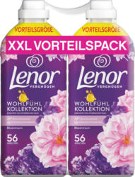 Adoucissant Bouquet Floral Lenor, 2 x 56 lessives, 2 x 1,4 litre