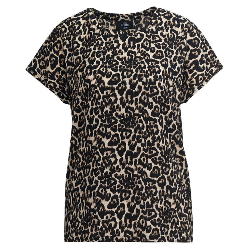 Damen T-Shirt mit Animal-Muster