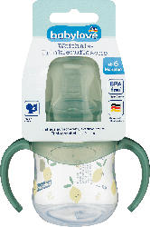 babylove Trinklernflasche Weithals, grün, 150 ml