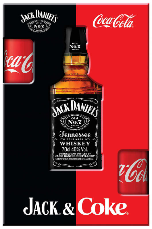 Jack Daniel's + Coca Cola Tennessee уиски промопакет