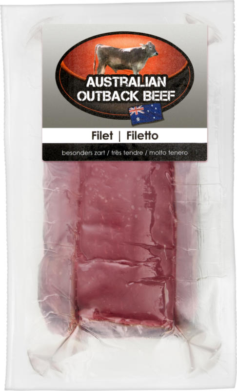 Filetto di manzo Australian Outback Beef, Australia, ca. 1100 g, per 100 g