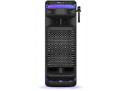 Sony ULT Tower 10 Ultimativer Bluetooth-Party-Lautsprecher mit Power Sound, 360-Grad-LED-Lichteffekten, Partyfunktionen, kabellosem Mikrofon, Schwarz; Bluetooth Lautsprecher