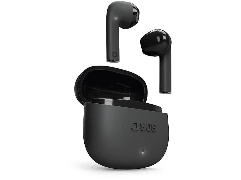 SBS 43985 one Color TrueWireless Kopfhörer mit Touch-Steuerung, Schwarz; True Wireless Kopfhörer