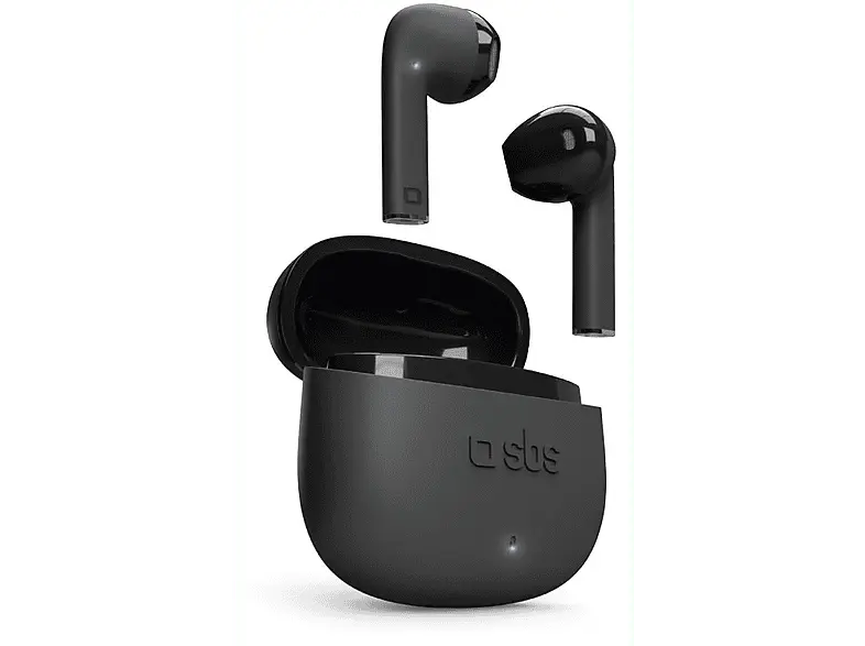 SBS 43985 one Color TrueWireless Kopfhörer mit Touch-Steuerung, Schwarz; True Wireless Kopfhörer