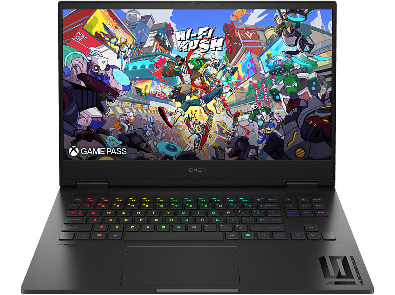 HP Omen 16-wf1900ng Gaming Notebook 16,1 Zoll, Full-HD, Intel® Core™ i7 Prozessor 14700HX 33M Cache, bis zu 5.50 GHz, 32 GB RAM, 1000 SSD, Windows 11 Home (64 Bit), GeForce RTX™ 4070, Shadow Black Aluminium