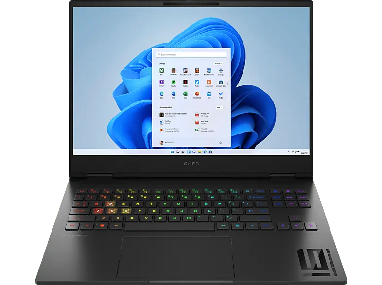 HP Omen Transcend 16-u1900ng Gaming Notebook 16 Zoll, WQXGA, Intel® Core™ i9 Prozessor 14900HX 36M Cache, bis zu 5.80 GHz, 32 GB RAM, 2000 SSD, Windows 11 Home (64 Bit), GeForce RTX™ 4070, Shadow Black Aluminium