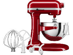 KITCHEN AID 5 KSM 55 SXXEER Heavy Duty Küchenmaschine Empire Rot (Rührschüsselkapazität: 5,2 l, 375 Watt)