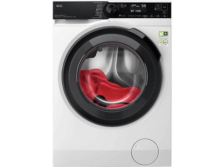 AEG LR8E75695 Serie 8000 PowerCare mit ÖkoMix Vormisch-Technologie Wifi Waschmaschine (9 kg, 1551 U/Min., A)