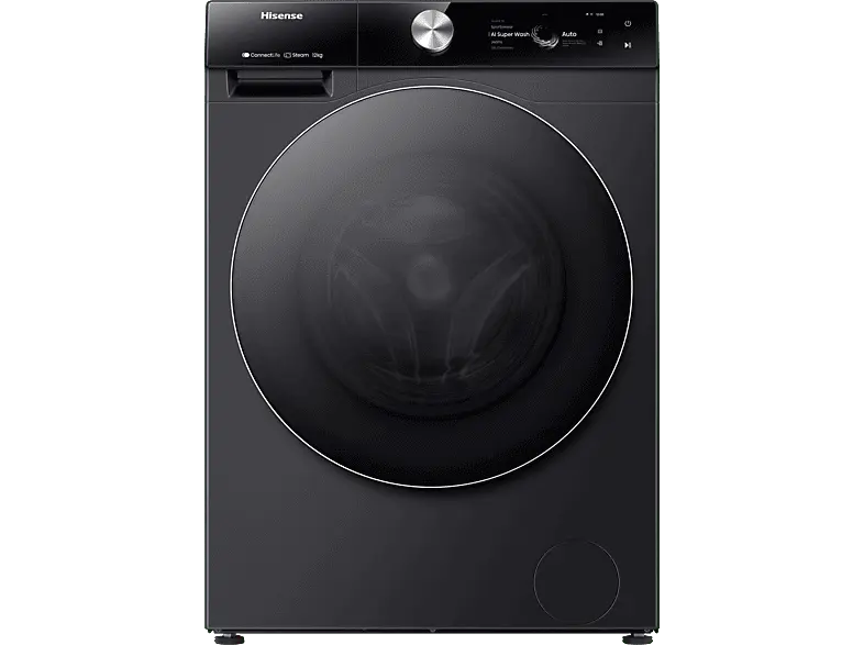 Hisense WF7S1247BB Waschmaschine Black (12 kg, 1400 U/Min., A)