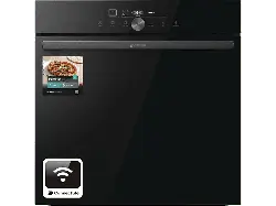 Gorenje GO66E PIZZA350C G600 Backofen mit Pyrolyse (77 l, Schwarz, 595 mm breit, A+) mit 5 Jahre Geräteschutz