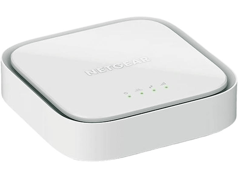 Netgear 4G LTE-Modem LM1200, 150 MBit/s DL mit LTE Cat 4, UMTS DC-HSPA+, Weiß; WLAN Router