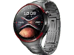 Huawei Watch 4 Pro Space Edition mit Titaniumarmband, Dunkelgrau; Smartwatch