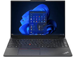 Lenovo ThinkPad E16 G2 Notebook for Business 16 Zoll, WUXGA, AMD Ryzen™ 5 Prozessor mit Radeon™ Graphics, GB RAM, 512 SSD, Windows 10 Pro (64 Bit), 660M, Black