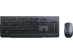 LENOVO Professional Desktop Set For Business, Kabellos/USB, qwertz, 1600dpi, Schwarz; Desktop Set----Desktop Set