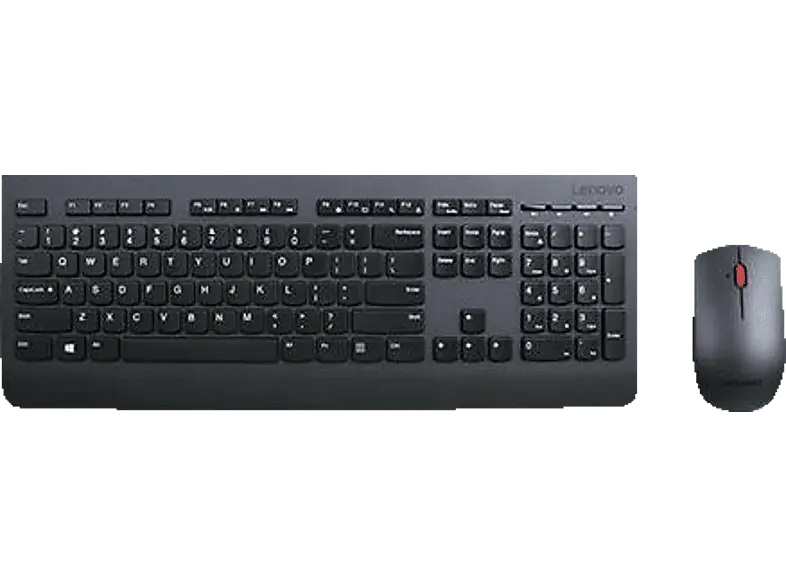 LENOVO Professional Desktop Set For Business, Kabellos/USB, qwertz, 1600dpi, Schwarz; Desktop Set----Desktop Set