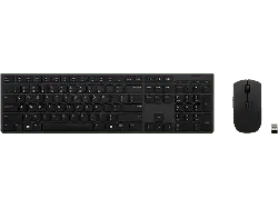 LENOVO Professional Desktop Set For Business, Bluetooth, USB Nano Empfänger, qwertz, 4000dpi, Akku, Schwarz