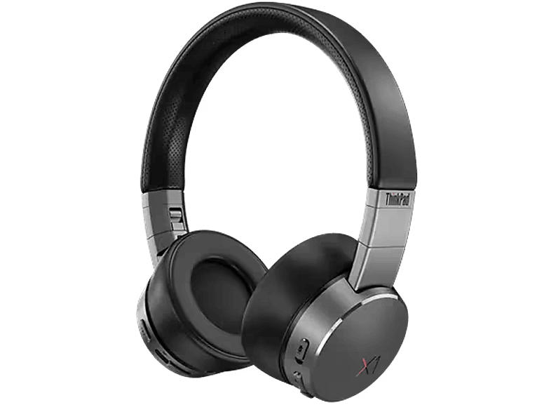 Lenovo ThinkPad X1 PC Headset For Business, On-Ear, Bluetooth, Noise Cancelling, Schwarz