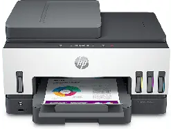 HP Smart Tank 7605, 9 S/min Farbe, Refill-System, Multifunktionsdrucker, WLAN, Tintendruck, Grau