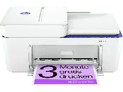 HP DeskJet 4230e Inkl. HP+ 3 Monate Instant Ink, Multifunktionsdrucker, WLAN, Weiß, Blau
