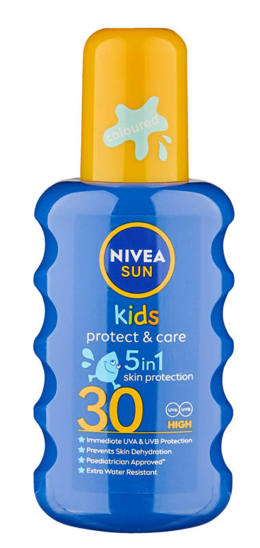 Nivea Sun Слънцезащитен спрей за деца или Лосион за деца