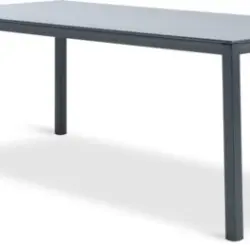 JYSK Masă grădină LANGET 95x207 neagră