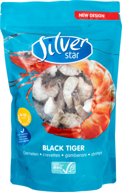 Crevettes Black Tiger Silverstar, Viêt Nam, 800 g