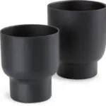 JYSK JYSK Ghivece SKADE Ø16/14 2buc/set negru