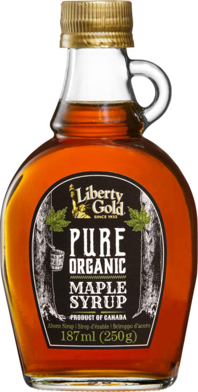 Sirop d'érable Pure Organic Liberty Gold, 250 g