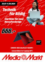 MediaMarkt MediaMarkt Technik für Bildig - au 11.08.2024