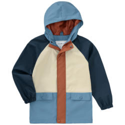 Kinder Regenjacke mit Farbteilern (Nur online)