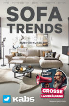 Kabs Kabs: Sofatrends Specialprospekt-01 - bis 04.08.2024