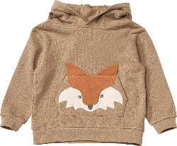 ALANA Sweatshirt mit beweglicher Fuchs-Applikation, braun, Gr. 104