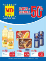 MD Discount Sconta il secondo al 50% - al 04.08.2024