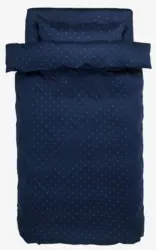 JYSK Спално бельо с чаршаф STELLA сатен 140x200 синьо