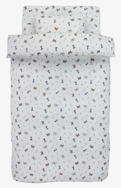 JYSK Спално бельо с чаршаф JULIA 140x200 бяло